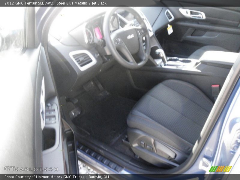 Steel Blue Metallic / Jet Black 2012 GMC Terrain SLE AWD