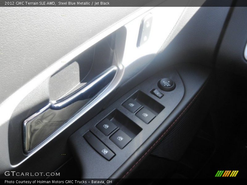 Steel Blue Metallic / Jet Black 2012 GMC Terrain SLE AWD