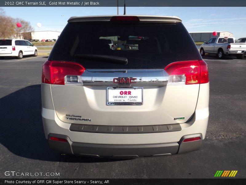 Gold Mist Metallic / Jet Black 2012 GMC Terrain SLE