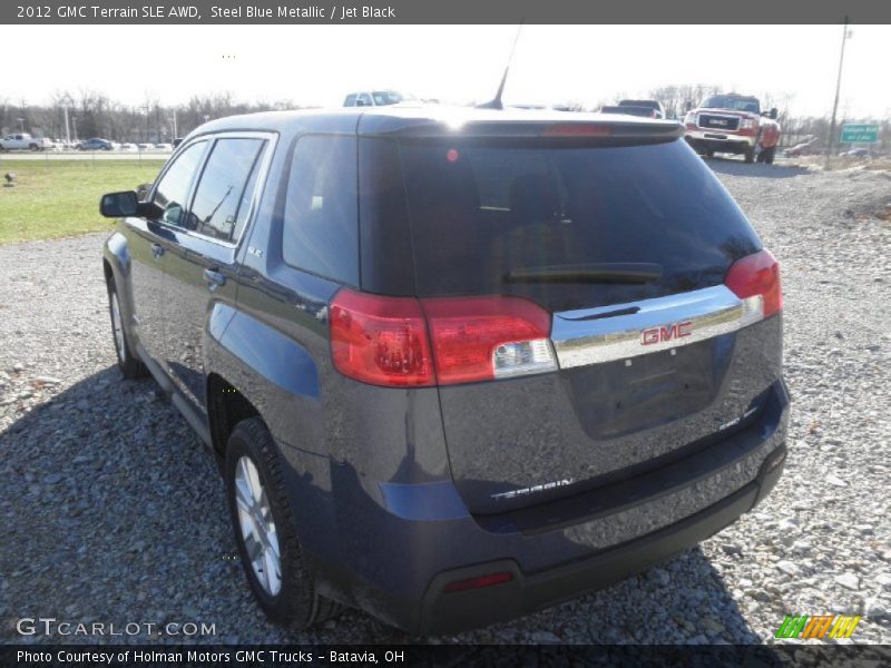Steel Blue Metallic / Jet Black 2012 GMC Terrain SLE AWD