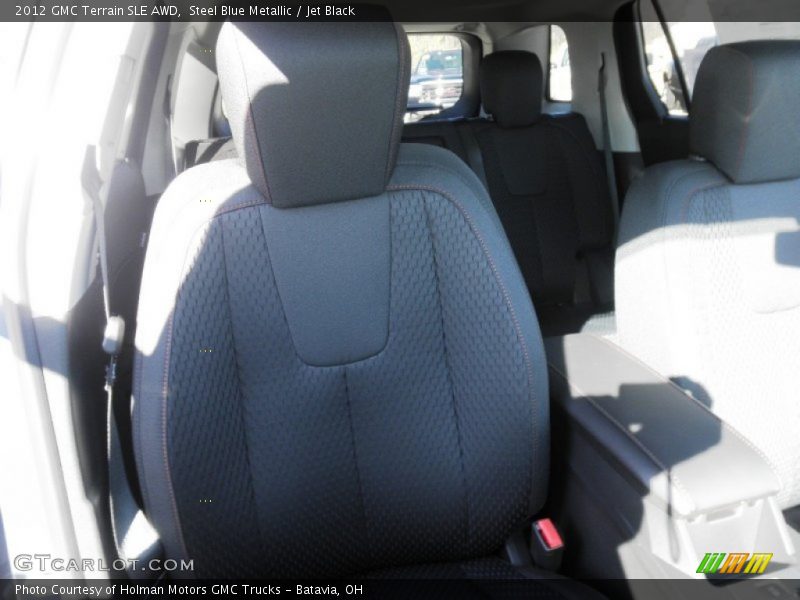 Steel Blue Metallic / Jet Black 2012 GMC Terrain SLE AWD
