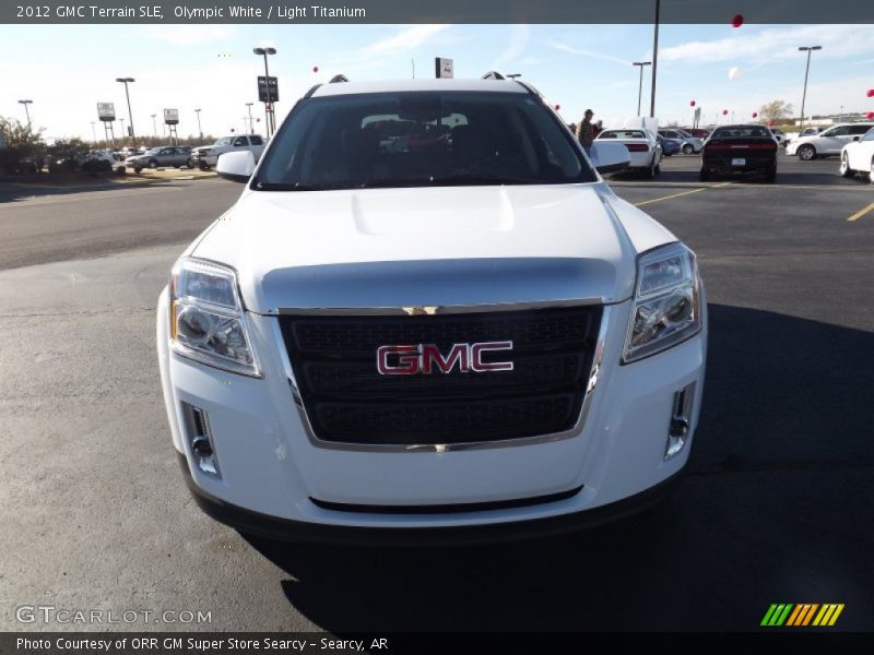 Olympic White / Light Titanium 2012 GMC Terrain SLE