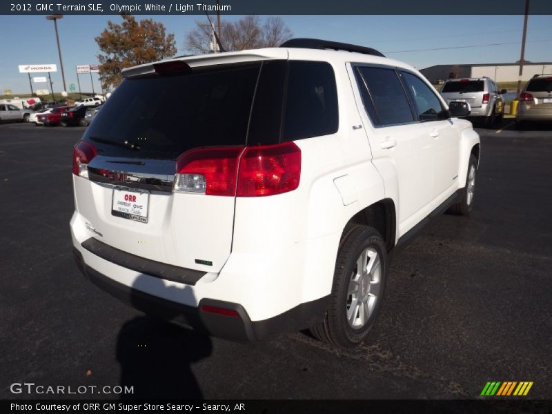 Olympic White / Light Titanium 2012 GMC Terrain SLE