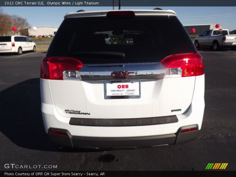 Olympic White / Light Titanium 2012 GMC Terrain SLE