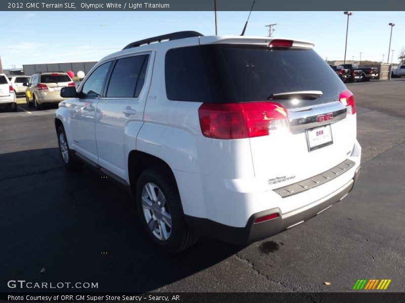 Olympic White / Light Titanium 2012 GMC Terrain SLE