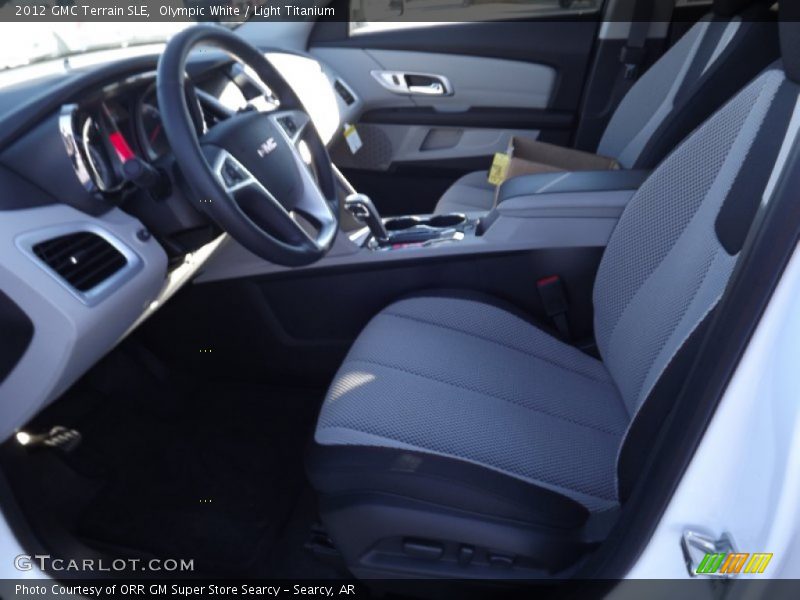 Olympic White / Light Titanium 2012 GMC Terrain SLE