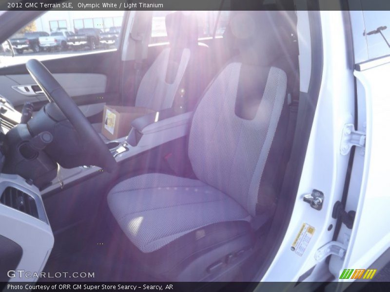 Olympic White / Light Titanium 2012 GMC Terrain SLE