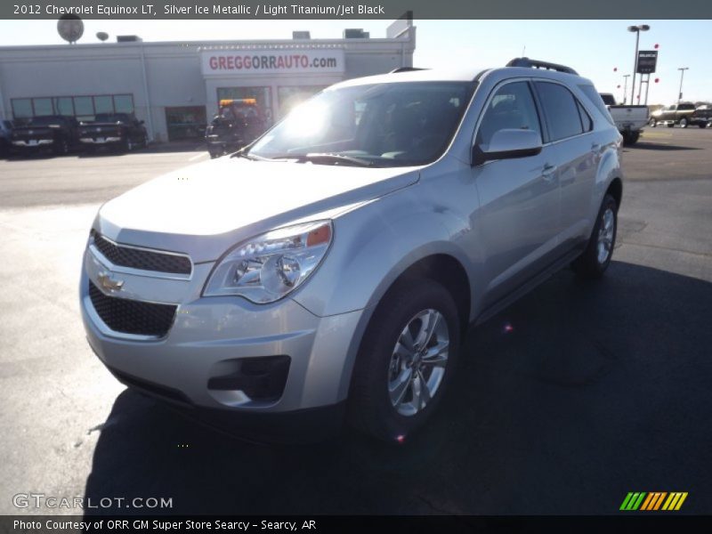 Silver Ice Metallic / Light Titanium/Jet Black 2012 Chevrolet Equinox LT