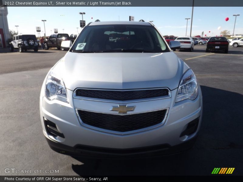 Silver Ice Metallic / Light Titanium/Jet Black 2012 Chevrolet Equinox LT