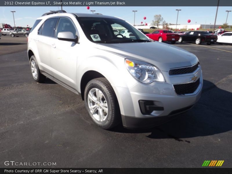 Silver Ice Metallic / Light Titanium/Jet Black 2012 Chevrolet Equinox LT