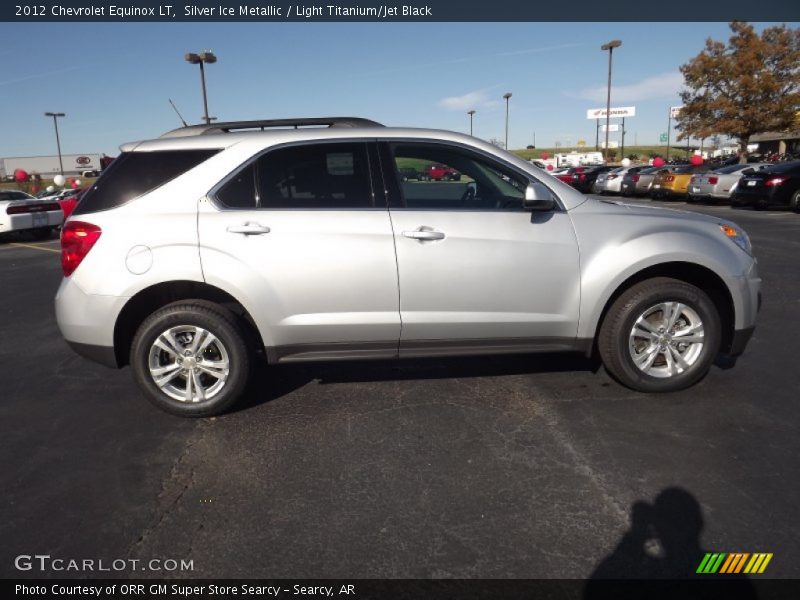 Silver Ice Metallic / Light Titanium/Jet Black 2012 Chevrolet Equinox LT