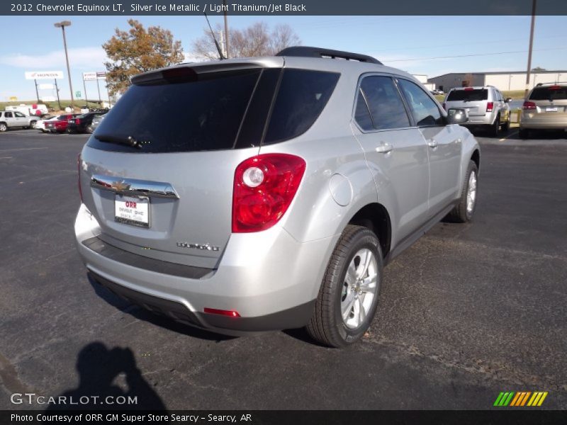 Silver Ice Metallic / Light Titanium/Jet Black 2012 Chevrolet Equinox LT