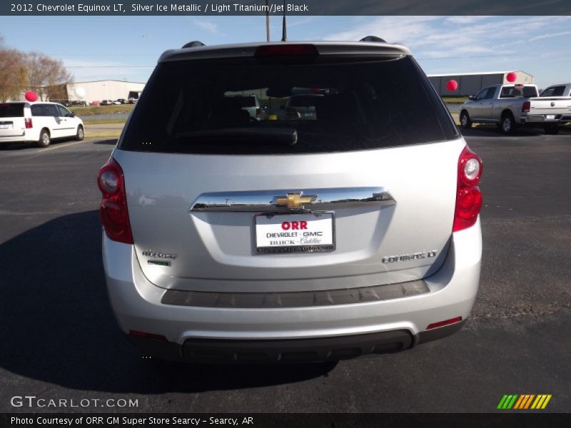 Silver Ice Metallic / Light Titanium/Jet Black 2012 Chevrolet Equinox LT