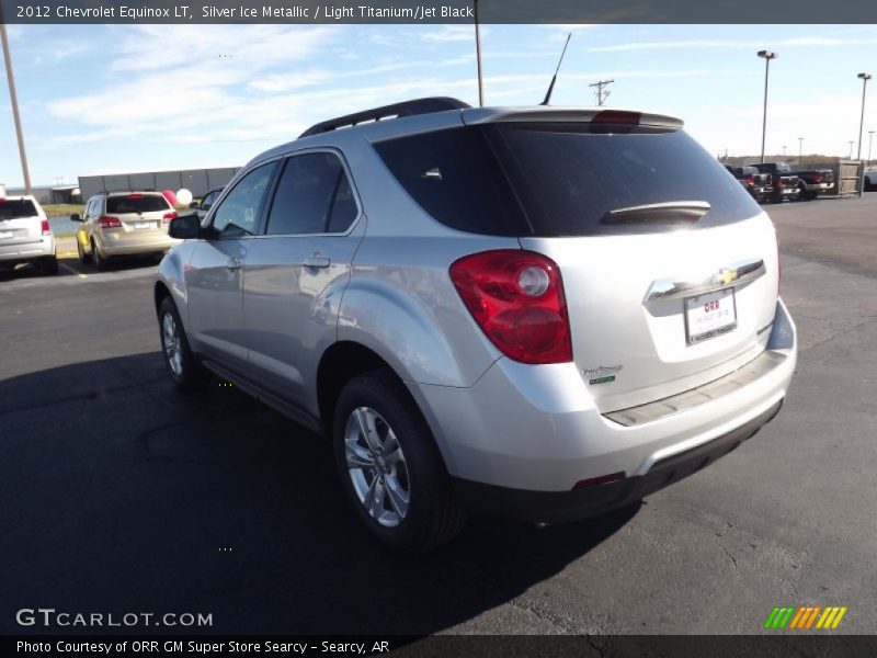 Silver Ice Metallic / Light Titanium/Jet Black 2012 Chevrolet Equinox LT