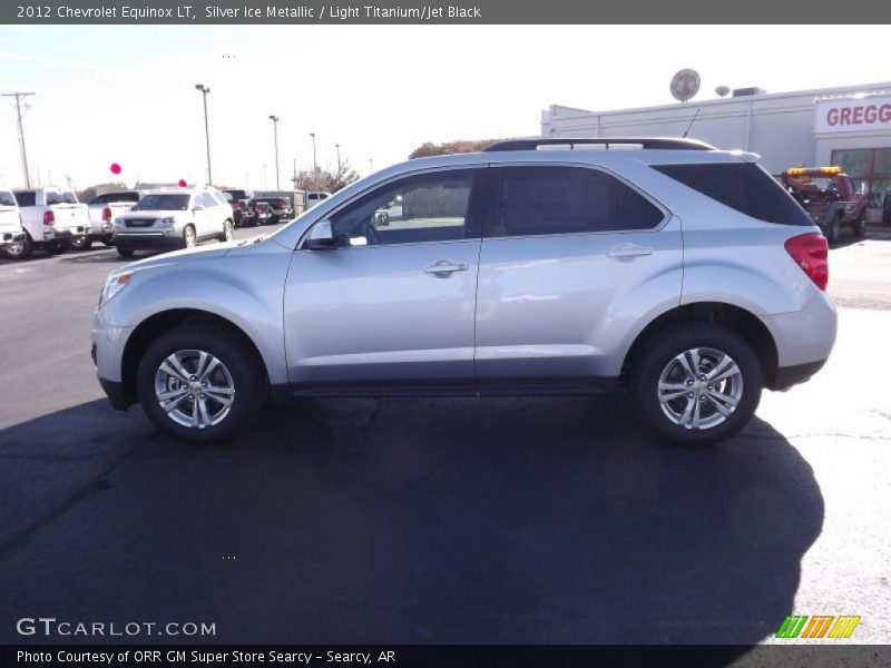 Silver Ice Metallic / Light Titanium/Jet Black 2012 Chevrolet Equinox LT