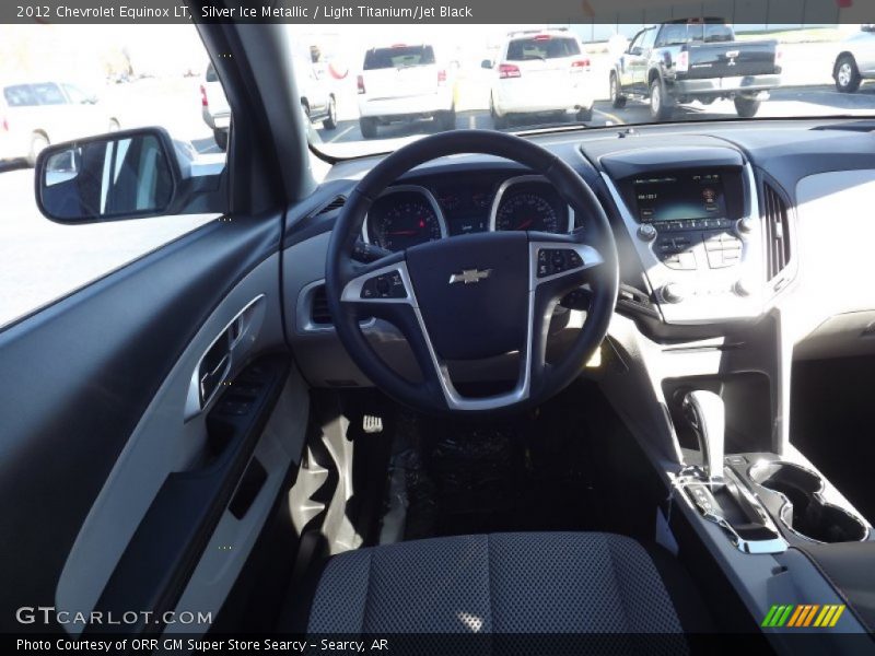 Silver Ice Metallic / Light Titanium/Jet Black 2012 Chevrolet Equinox LT