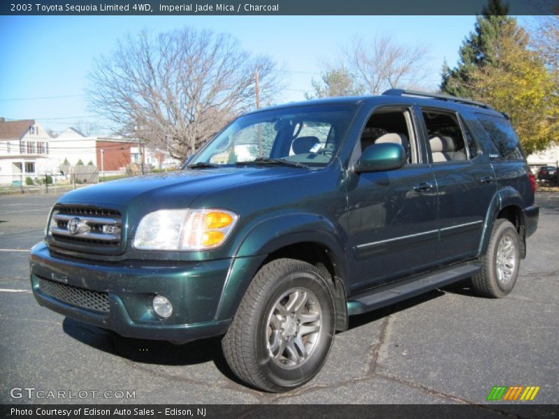 Imperial Jade Mica / Charcoal 2003 Toyota Sequoia Limited 4WD