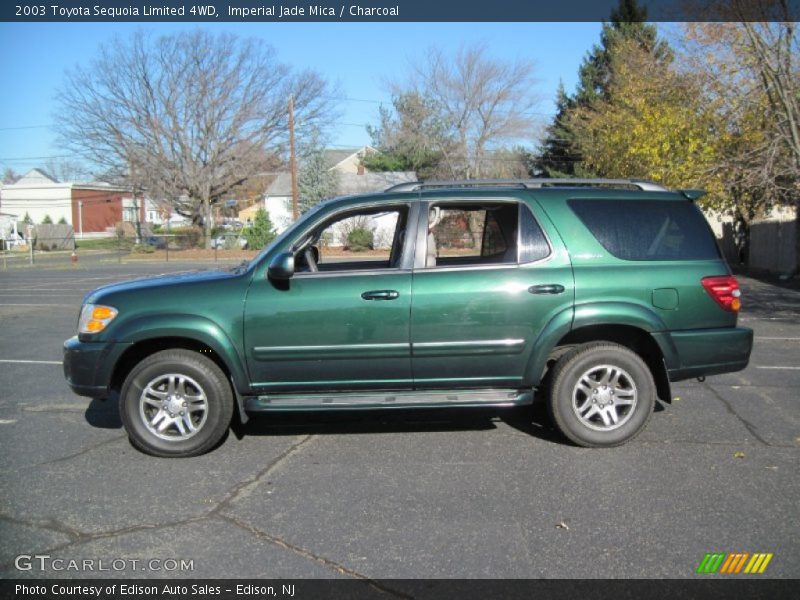 Imperial Jade Mica / Charcoal 2003 Toyota Sequoia Limited 4WD