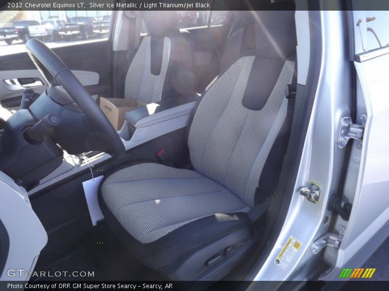 Silver Ice Metallic / Light Titanium/Jet Black 2012 Chevrolet Equinox LT
