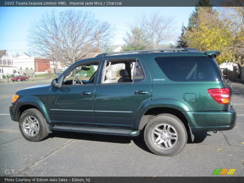 Imperial Jade Mica / Charcoal 2003 Toyota Sequoia Limited 4WD