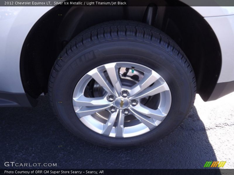 Silver Ice Metallic / Light Titanium/Jet Black 2012 Chevrolet Equinox LT