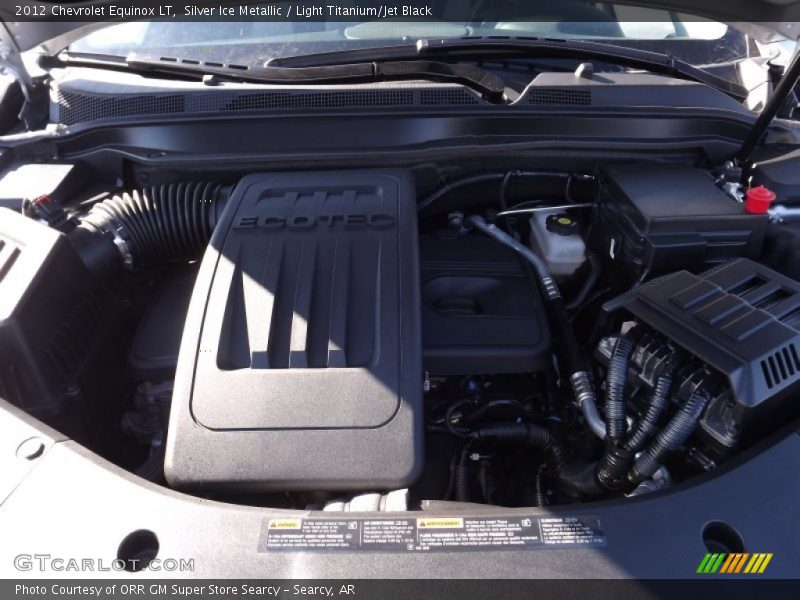 Silver Ice Metallic / Light Titanium/Jet Black 2012 Chevrolet Equinox LT