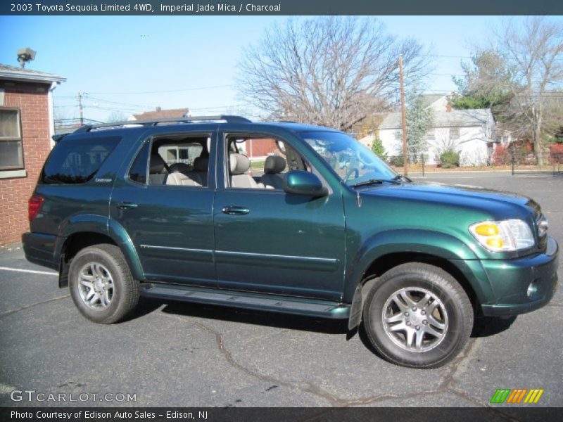 Imperial Jade Mica / Charcoal 2003 Toyota Sequoia Limited 4WD
