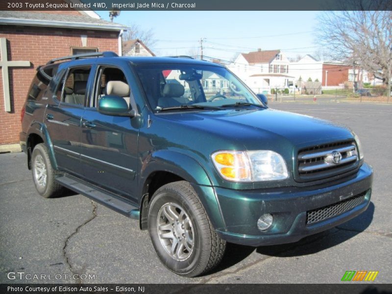 Imperial Jade Mica / Charcoal 2003 Toyota Sequoia Limited 4WD