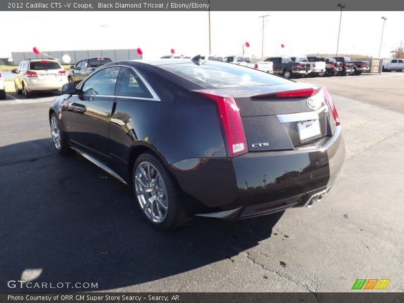 Black Diamond Tricoat / Ebony/Ebony 2012 Cadillac CTS -V Coupe