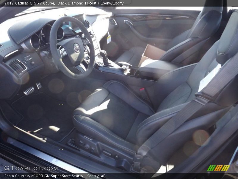 Black Diamond Tricoat / Ebony/Ebony 2012 Cadillac CTS -V Coupe