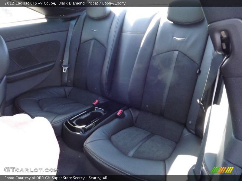 Black Diamond Tricoat / Ebony/Ebony 2012 Cadillac CTS -V Coupe