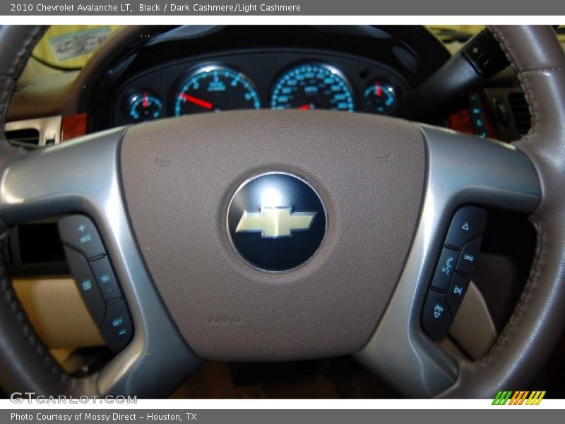 Black / Dark Cashmere/Light Cashmere 2010 Chevrolet Avalanche LT