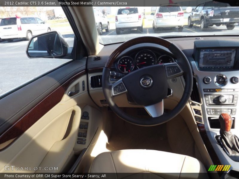 Mocha Steel Metallic / Cashmere/Cocoa 2012 Cadillac CTS 3.6 Sedan