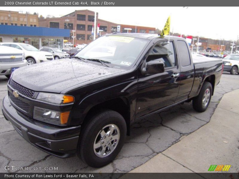 Black / Ebony 2009 Chevrolet Colorado LT Extended Cab 4x4