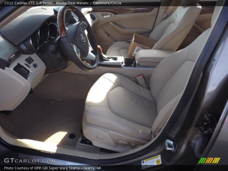 Mocha Steel Metallic / Cashmere/Cocoa 2012 Cadillac CTS 3.6 Sedan