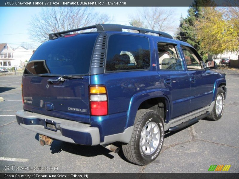 Bermuda Blue Metallic / Tan/Neutral 2005 Chevrolet Tahoe Z71 4x4