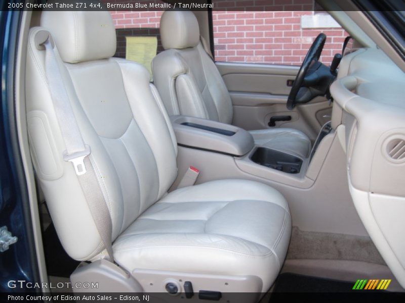 Bermuda Blue Metallic / Tan/Neutral 2005 Chevrolet Tahoe Z71 4x4