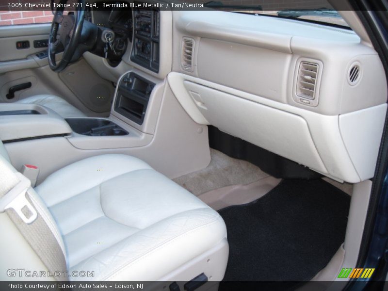 Bermuda Blue Metallic / Tan/Neutral 2005 Chevrolet Tahoe Z71 4x4