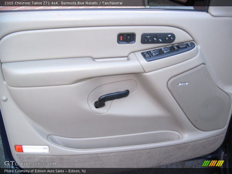 Bermuda Blue Metallic / Tan/Neutral 2005 Chevrolet Tahoe Z71 4x4