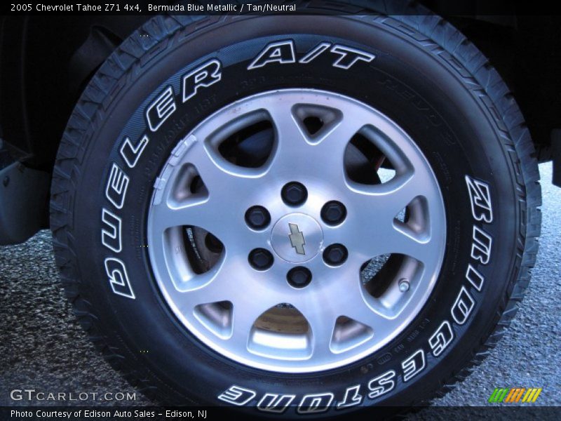 Bermuda Blue Metallic / Tan/Neutral 2005 Chevrolet Tahoe Z71 4x4