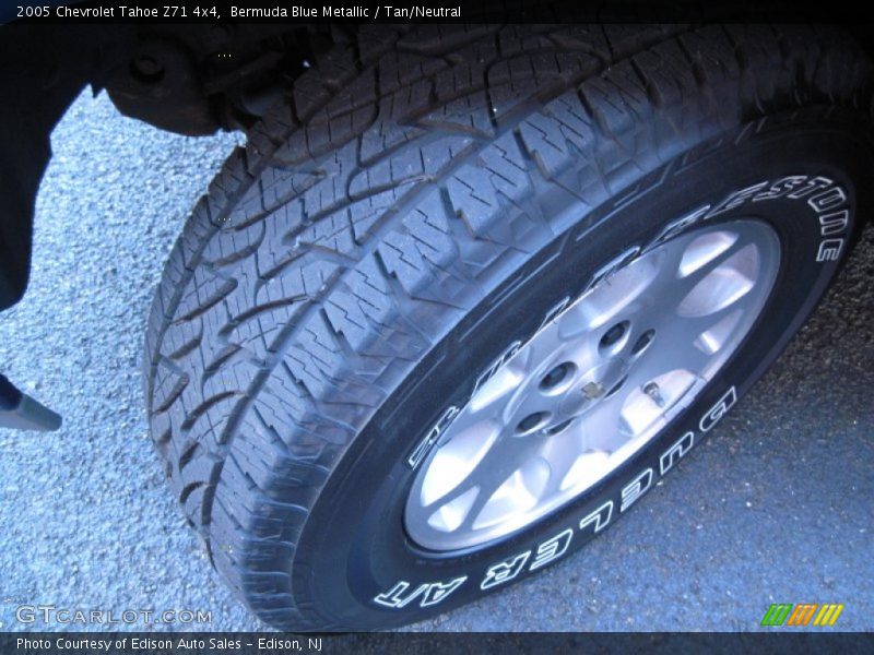 Bermuda Blue Metallic / Tan/Neutral 2005 Chevrolet Tahoe Z71 4x4