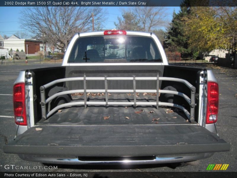 Bright Silver Metallic / Dark Slate Gray 2002 Dodge Ram 1500 ST Quad Cab 4x4
