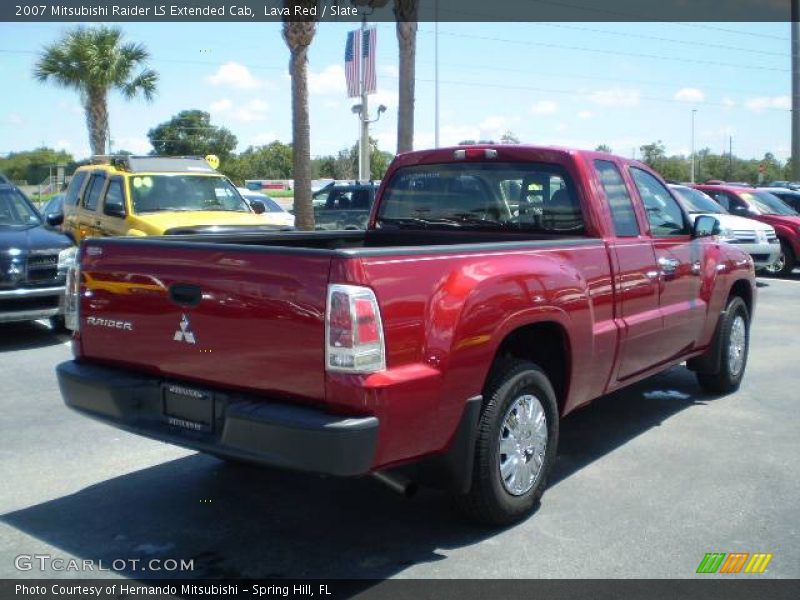 Lava Red / Slate 2007 Mitsubishi Raider LS Extended Cab