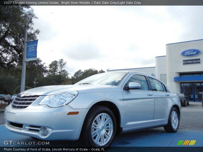 Bright Silver Metallic / Dark Slate Gray/Light Slate Gray 2007 Chrysler Sebring Limited Sedan