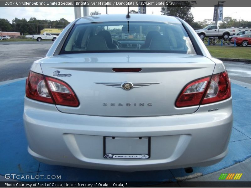 Bright Silver Metallic / Dark Slate Gray/Light Slate Gray 2007 Chrysler Sebring Limited Sedan