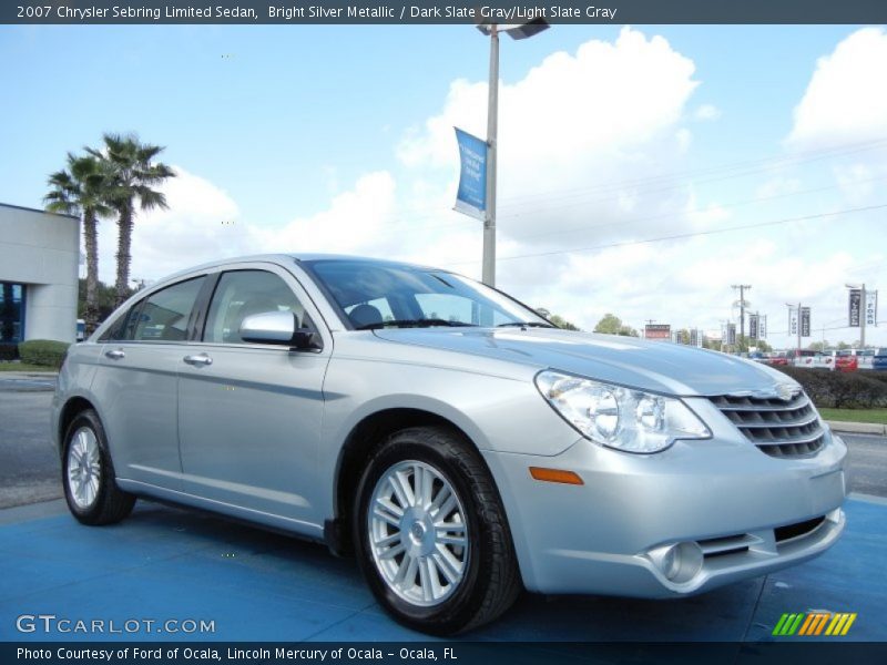 Bright Silver Metallic / Dark Slate Gray/Light Slate Gray 2007 Chrysler Sebring Limited Sedan
