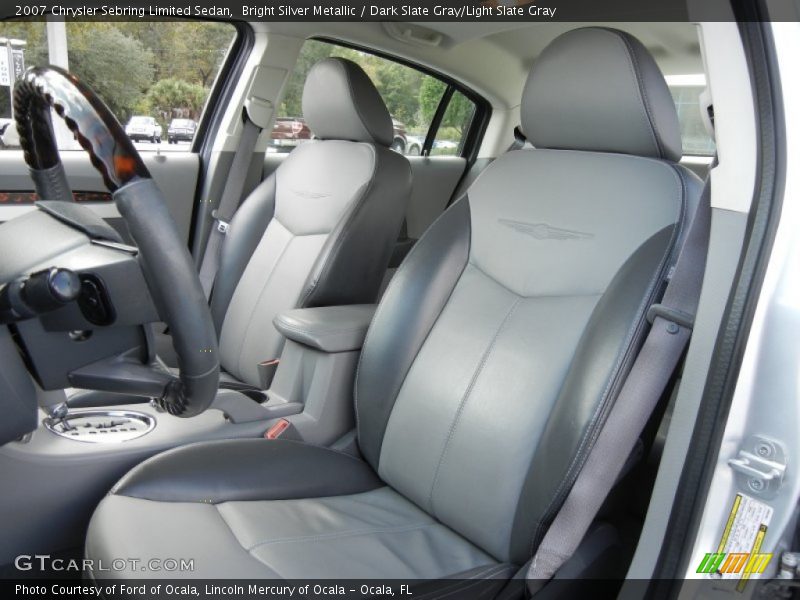 2007 Sebring Limited Sedan Dark Slate Gray/Light Slate Gray Interior