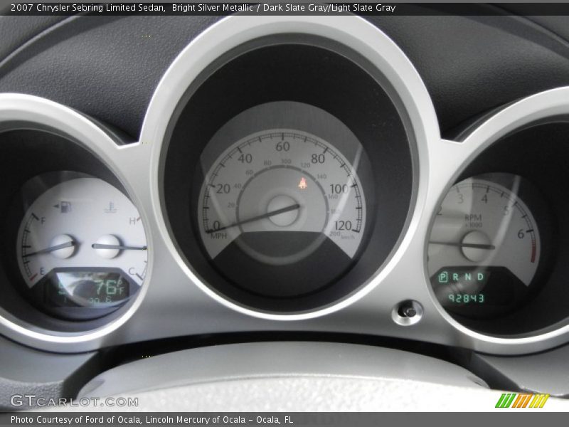  2007 Sebring Limited Sedan Limited Sedan Gauges