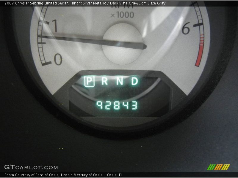Bright Silver Metallic / Dark Slate Gray/Light Slate Gray 2007 Chrysler Sebring Limited Sedan