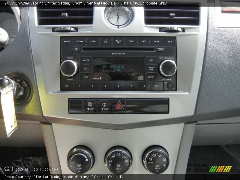 Controls of 2007 Sebring Limited Sedan